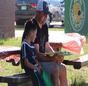 S'mores and stories at Cozy Reading Camp